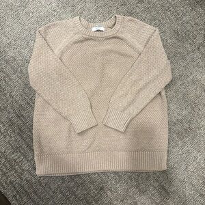OLD NAVY  women’s soft tan tunic sweater